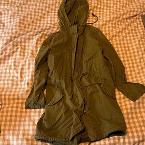 EUC Madewell Tilden military jacket olive size XS